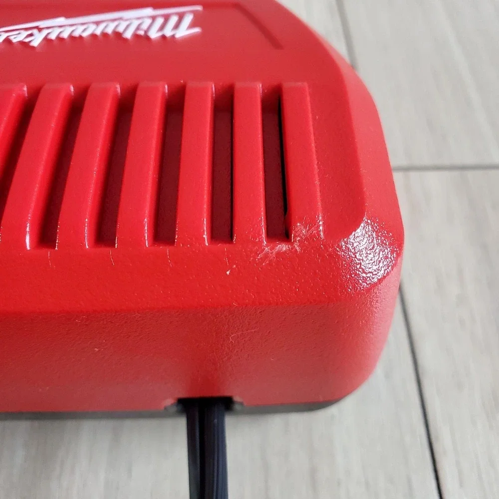 Milwaukee M12 12V Battery Charger Red 48-59-2401 Power Tool Corded OEM Dock